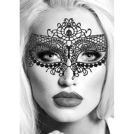 Ouch! Lace Eye-Mask Queen Black - Romantic Blessings