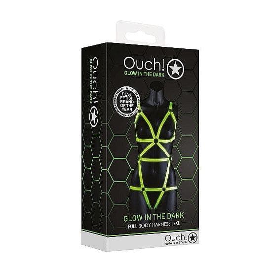 Shots Ouch! Glow in the Dark Rope 5 m/16 ft. Neon Green - Romantic