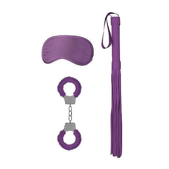 Shots Ouch! Kits Introductory 3 Piece Bondage Kit #1 Purple - Romantic Blessings