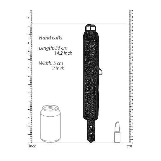 Shots Ouch! Luxury Adjustable Hogtie Set Black - Romantic Blessings