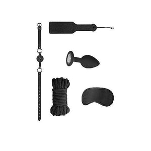 Shots Ouch! 5-Piece Introductory Bondage Kit #5 Black - Romantic Blessings