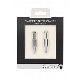 Ouch Magnetic Nipple Clamps - Diamond Pin - Romantic Blessings
