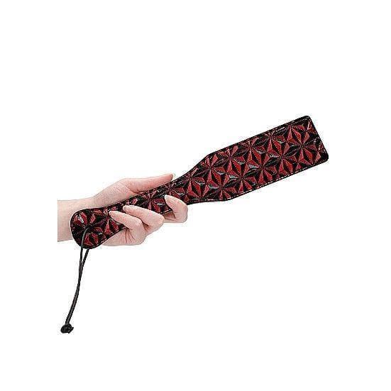 Shots Ouch! Luxury Diamond-Patterned Paddle Burgundy - Romantic Blessings