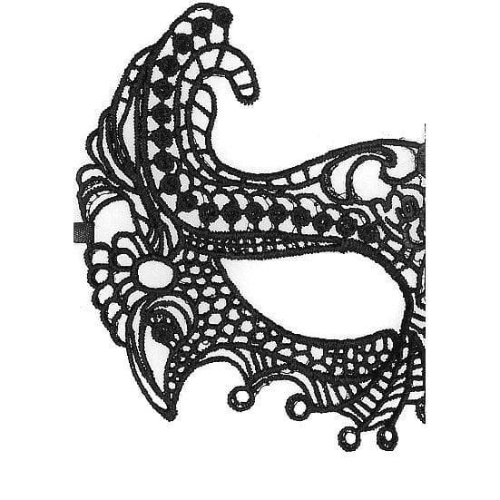 Ouch! Lace Eye-Mask Empress Black - Romantic Blessings