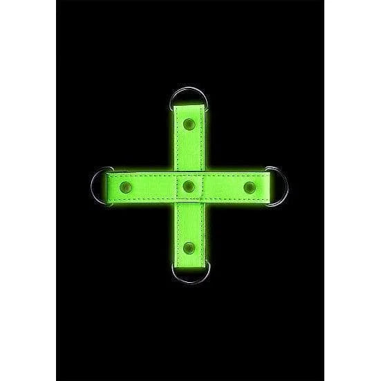 Shots Ouch! Glow in the Dark Hogtie Neon Green - Romantic Blessings