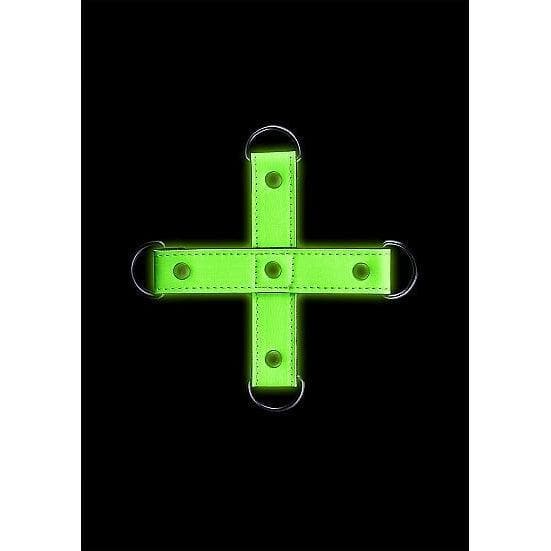 Shots Ouch! Glow in the Dark Hogtie Neon Green - Romantic Blessings