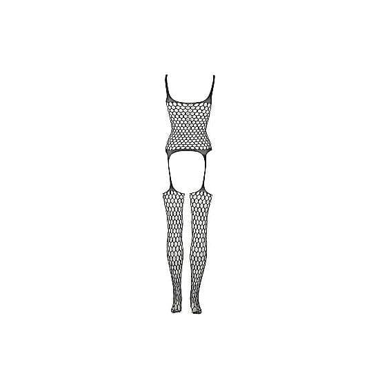 Shots Le Desir Fence Net Suspender Bodystocking Black - Romantic Blessings
