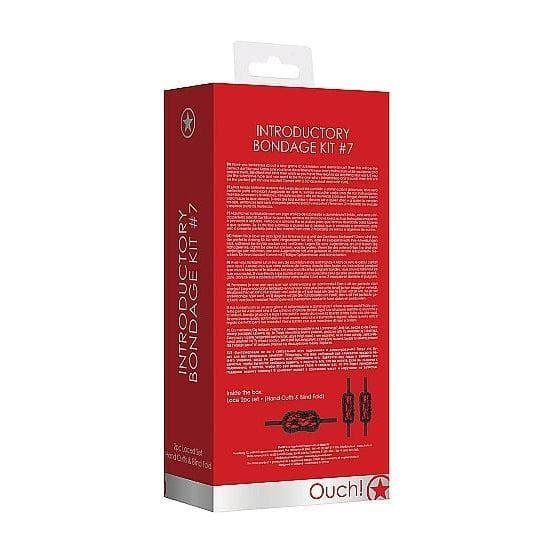 Shots Ouch! Kits Introductory 2 Piece Bondage Kit #7 Red - Romantic Blessings