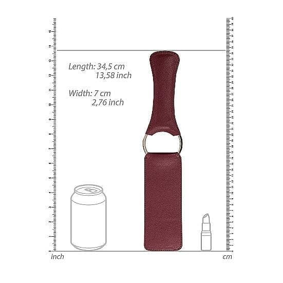 Shots Ouch! Halo Ringed Paddle Burgundy - Romantic Blessings