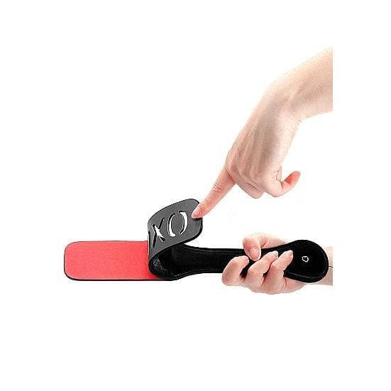 Shots Ouch! 'XOXO' Paddle Black - Romantic Blessings