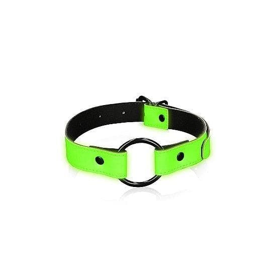 Ouch! Glow in the Dark O-Ring Gag Neon Green - Romantic Blessings