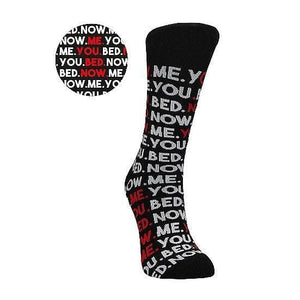 Shots Sexy Socks You.Me.Bed.Now. - Romantic Blessings