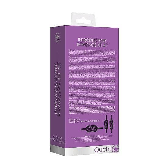 Shots Ouch! 2-Piece Introductory Bondage Kit #7 Purple - Romantic Blessings