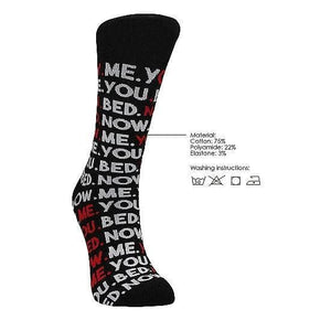 Shots Sexy Socks You.Me.Bed.Now. - Romantic Blessings