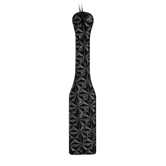 Shots Ouch! Luxury Diamond-Patterned Paddle Black - Romantic Blessings