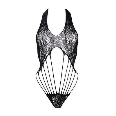 Shots Le Desir Strappy Lace Teddy Black - Romantic Blessings