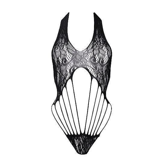 Shots Le Desir Strappy Lace Teddy Black - Romantic Blessings