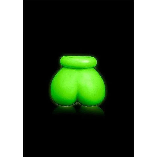 Shots Ouch! Glow in the Dark Ball Sack Testicle Sling Neon Green - Romantic Blessings