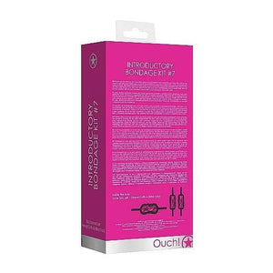 Shots Ouch! Kits Introductory 2 Piece Bondage Kit #7 Pink - Romantic Blessings