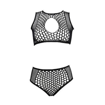 Shots Le Desir Duo Key Hole Bra Set Black - Romantic Blessings
