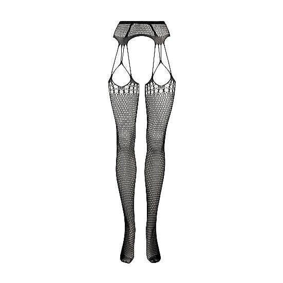 Shots Le Desir Celebrate Suspender Pantyhose Black - Romantic Blessings