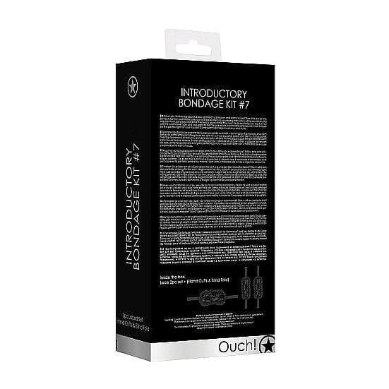 Shots Ouch! 2-Piece Introductory Bondage Kit #7 Black - Romantic Blessings