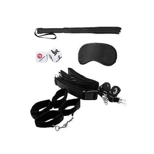 Shots Ouch! 8-Piece Bondage Belt Restraint System With Accessories Black - Romantic Blessings
