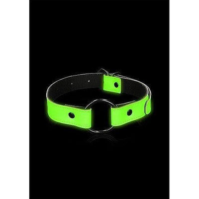 Ouch! Glow in the Dark O-Ring Gag Neon Green - Romantic Blessings