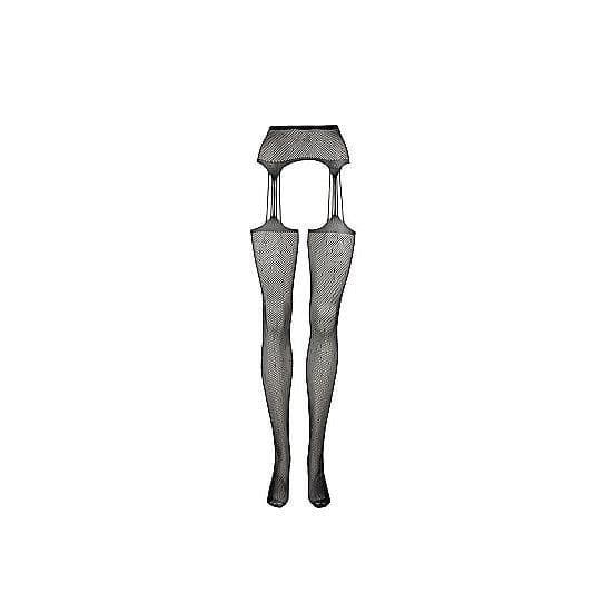 Shots Le Desir Suspender Rhinestone Fishnet Pantyhose Red - Romantic Blessings