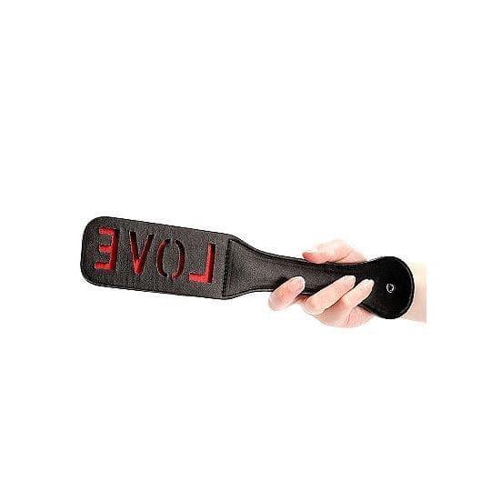 Shots Ouch! 'Love' Paddle Black - Romantic Blessings