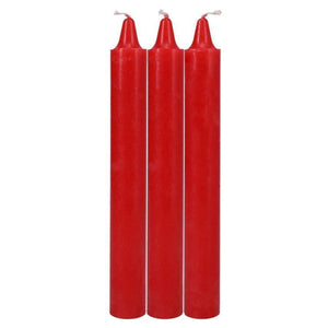 Japanese Drip Candles 3-Pack Red - Romantic Blessings