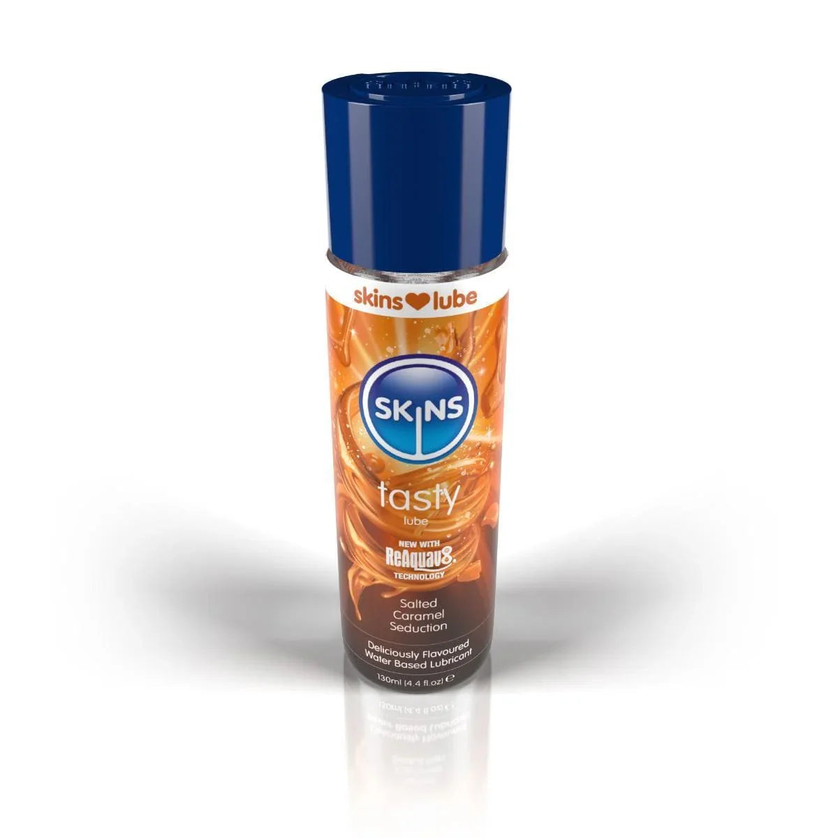 Skins Salted Caramel Seduction Water Based Lubricant 4.4 oz - Romantic Blessings