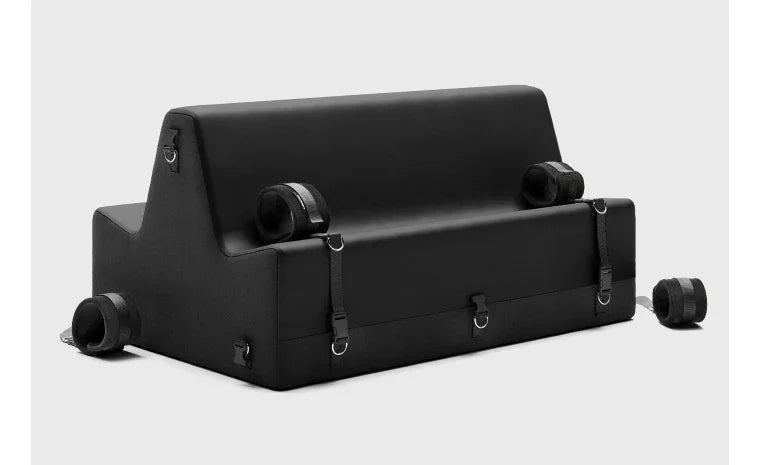 Liberator Black Label Steed Spanking Bench with Cuffs Black