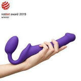 Strap-On-Me Non-Vibrating Bendable Strap-On Large - Romantic Blessings
