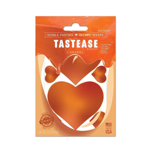 Tastease by Pastease Caramel Candy Edible Pasties & Pecker Wraps - Romantic Blessings