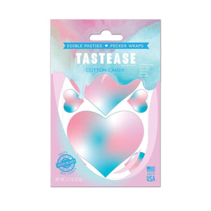 Tastease by Pastease Cotton Candy Edible Pasties & Pecker Wraps - Romantic Blessings