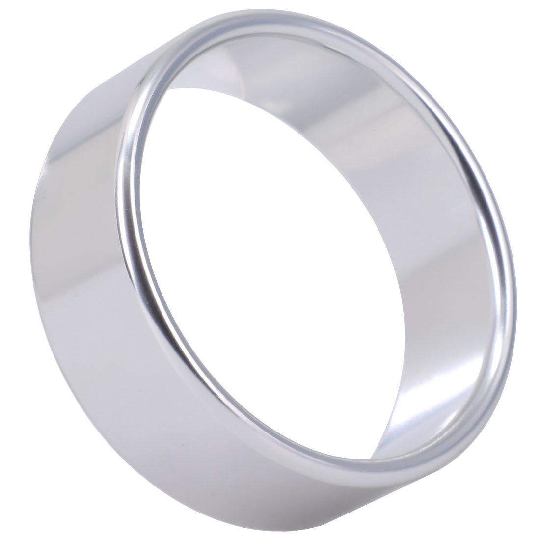 Rock Solid Brushed Alloy Aluminum Penis Ring