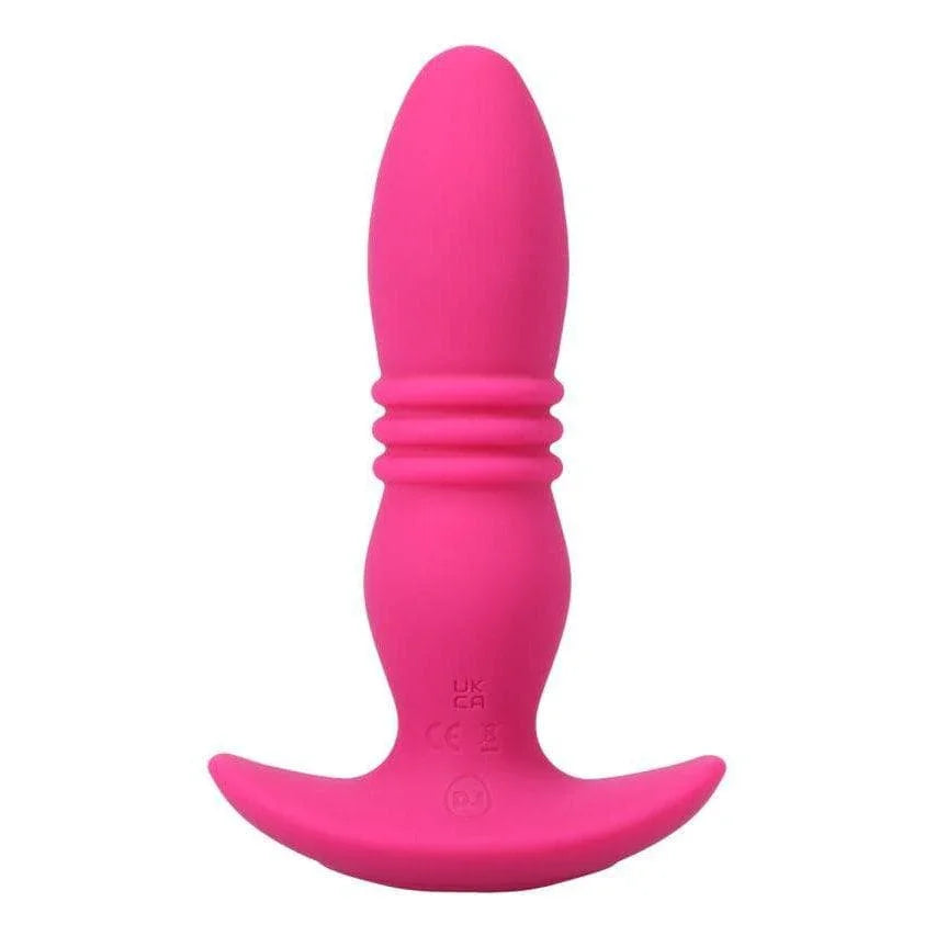 A-Play Rise Silicone Rechargeable Vibrating Anal Plug with Remote Control - Romantic Blessings