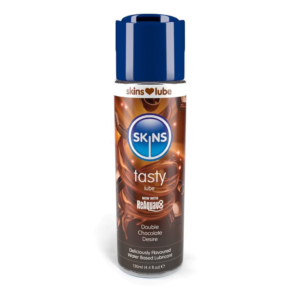 Skins Double Chocolate Desire Water Based Lubricant 4.4 oz - Romantic Blessings