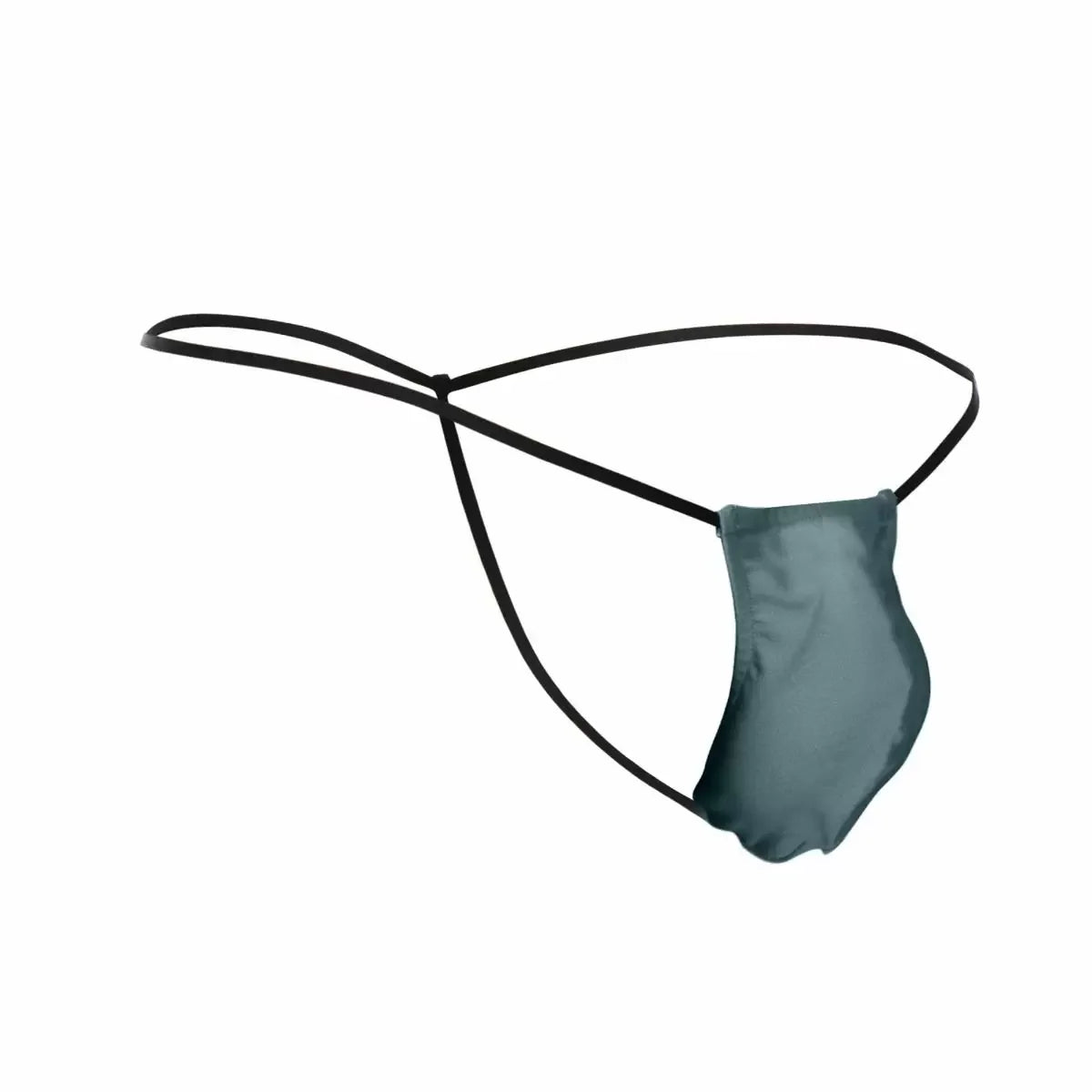 MaleBasics JUSTIN + SIMON Classic G-String Bulge Metal Green