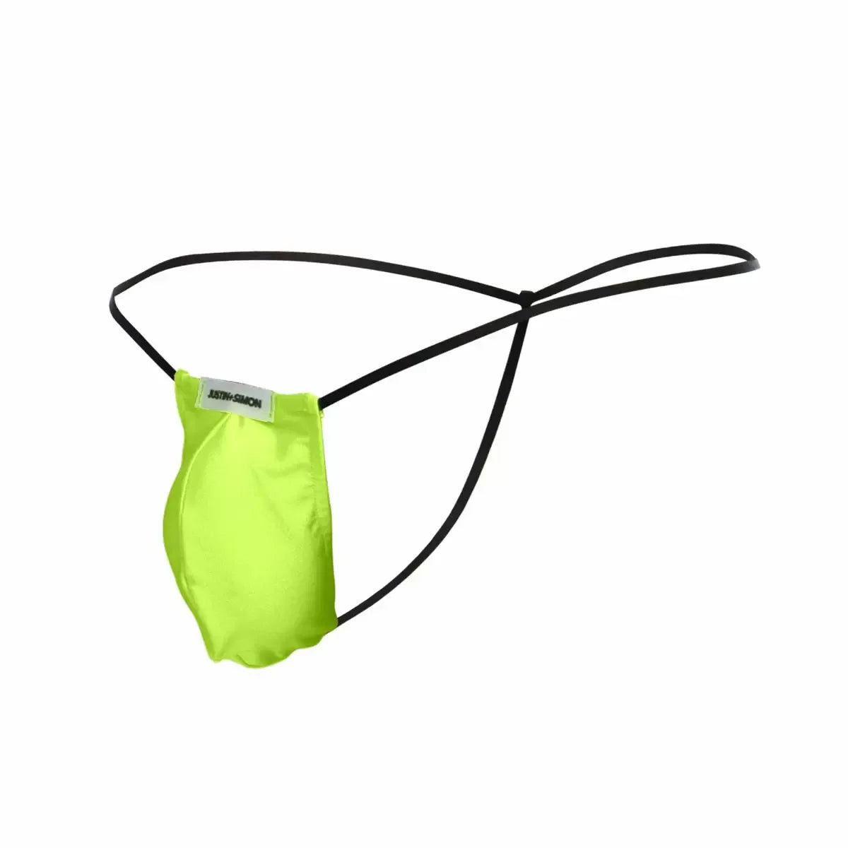 MaleBasics JUSTIN + SIMON Classic G-String Bulge Neon Green