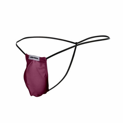MaleBasics JUSTIN + SIMON Classic G-String Bulge Wine