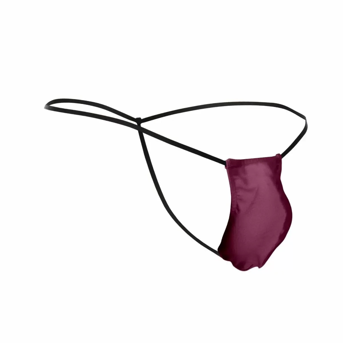 MaleBasics JUSTIN + SIMON Classic G-String Bulge Wine