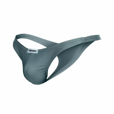 MaleBasics JUSTIN + SIMON Classic Tanga Male Jockstrap Metal Green