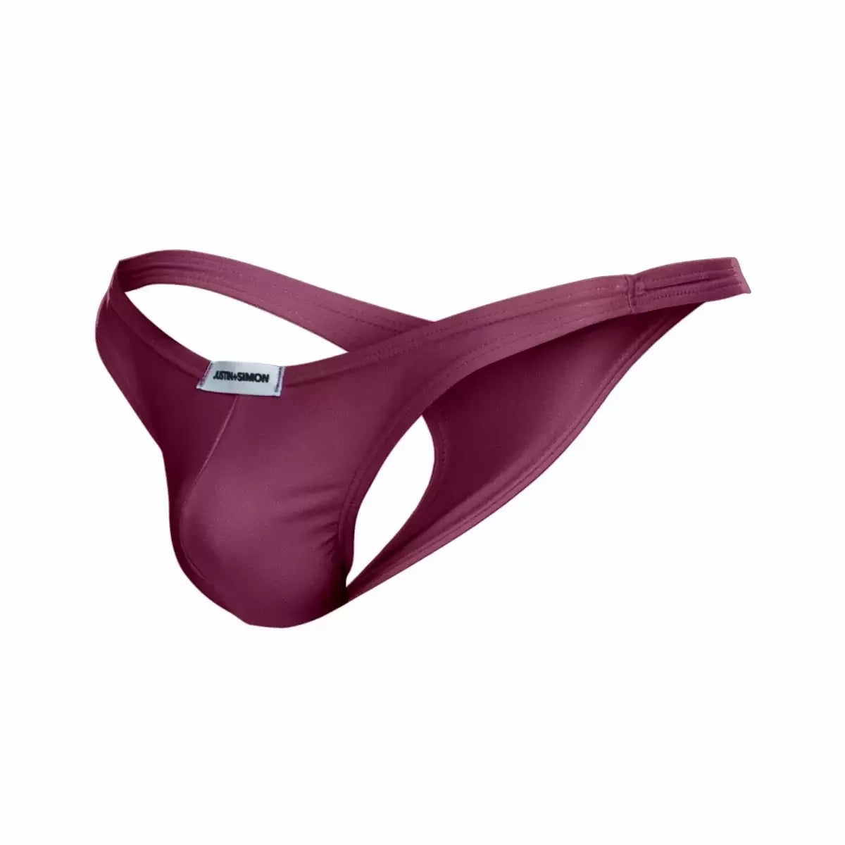 MaleBasics JUSTIN + SIMON Classic Tanga Male Jockstrap Wine