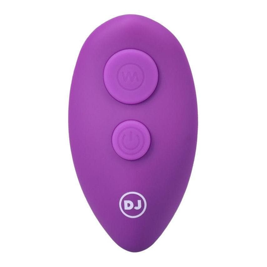 A-Play Shaker Rechargeable Silicone Beaded Anal Plug with Remote Control - Romantic Blessings