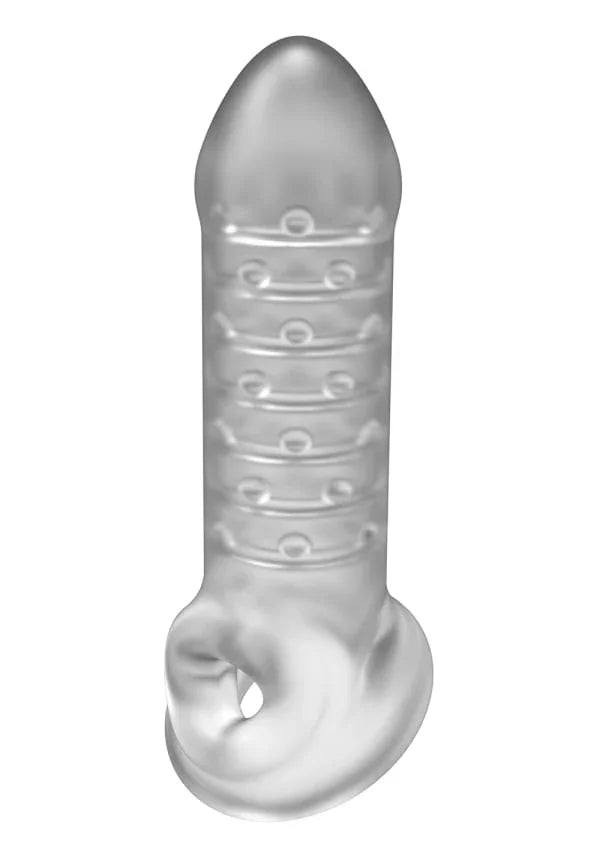 OptiMALE Penis Girth and Length Extender with Ball Strap Thin Frost