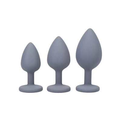 A-Play Silicone Anal Plugs Trainer 3 Piece Set - Romantic Blessings