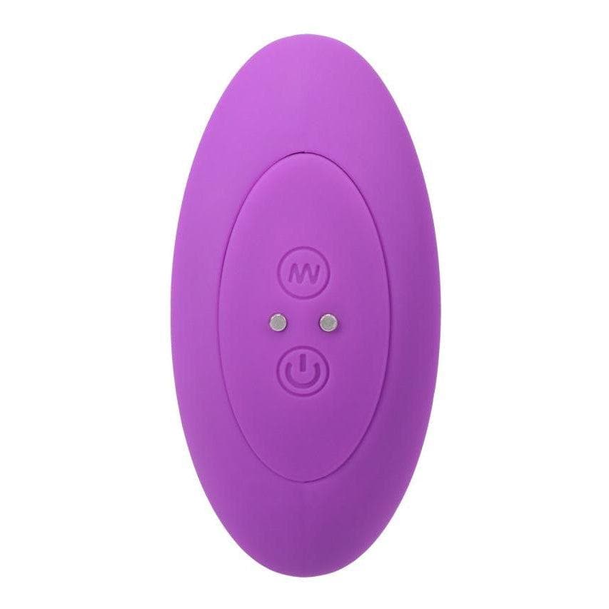 A-Play Shaker Rechargeable Silicone Beaded Anal Plug with Remote Control - Romantic Blessings